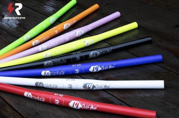 画像1: ROCK FISH ストレートカーボンハンドルバーRSX-19 (1)